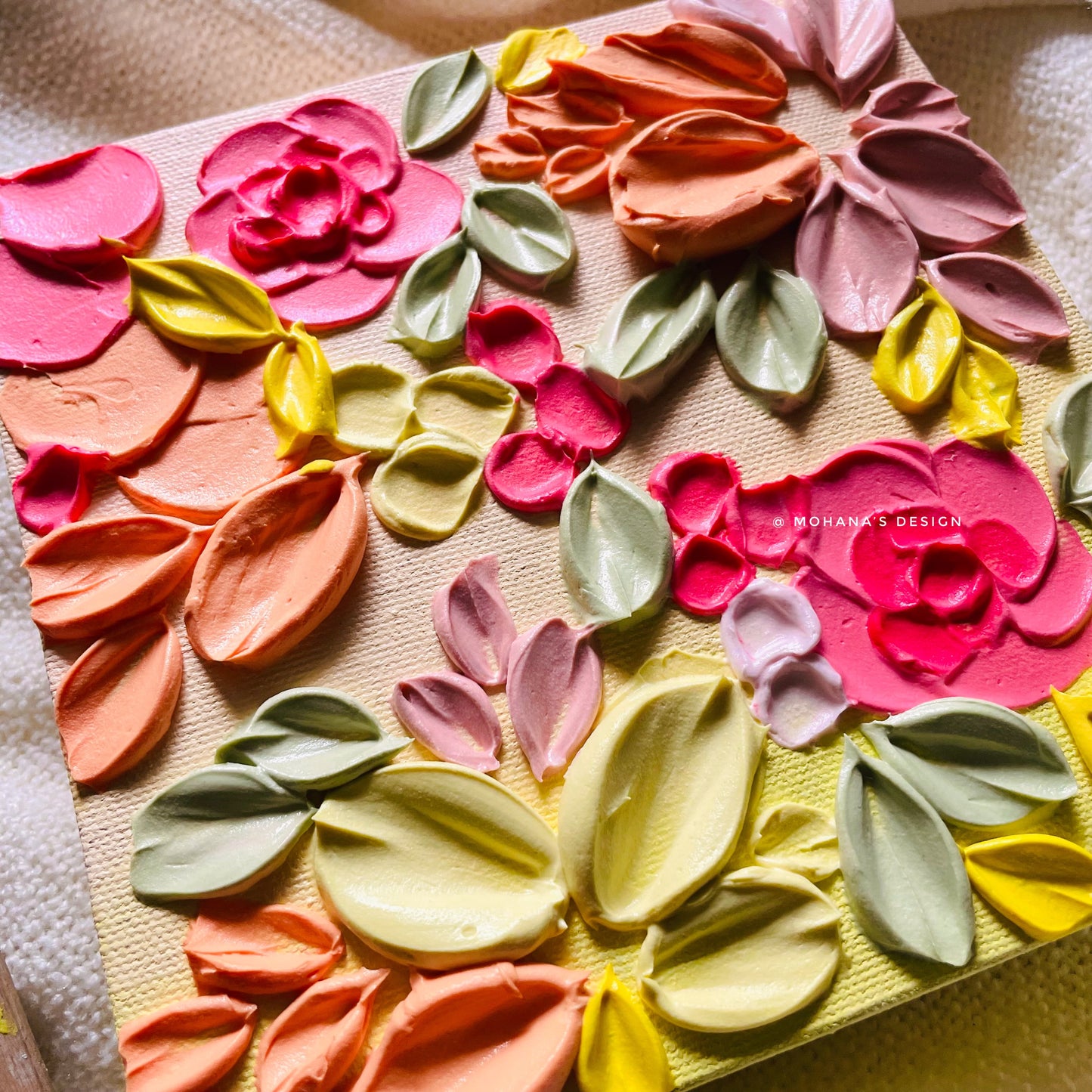 Rose Garden ~ Mini Textured Collection (6 x 6 inches)