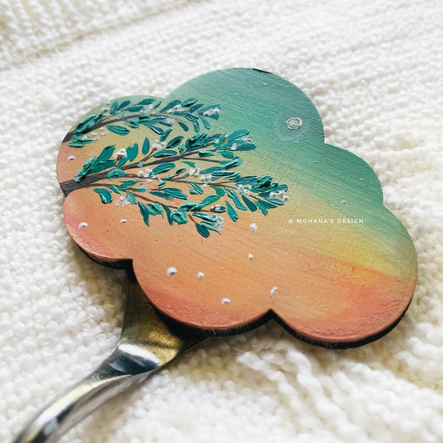 Pastel Sky Landscape Fridge Magnet