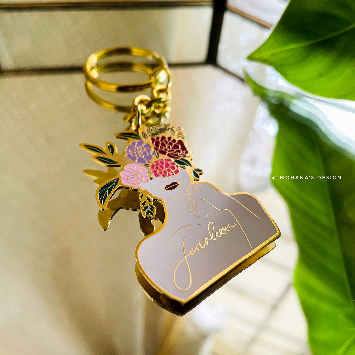 Fearless ~ Enamel Keychain
