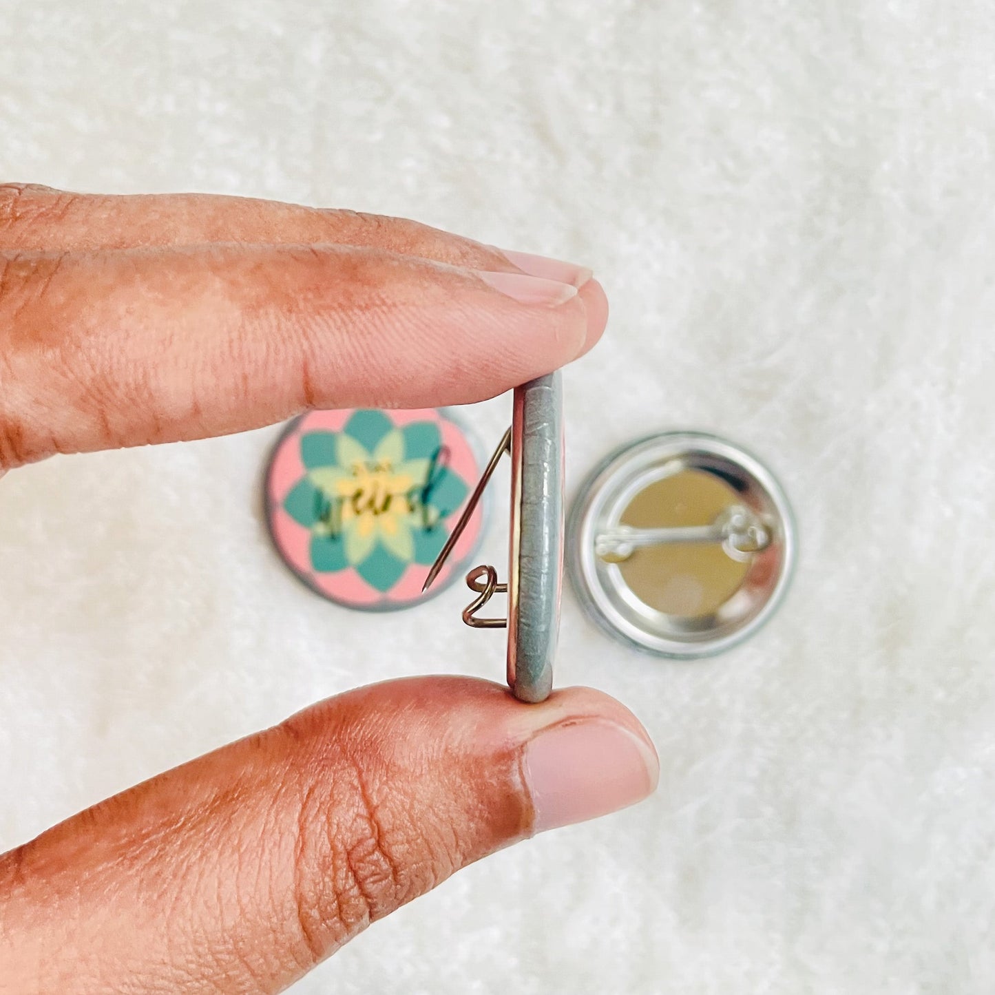 Stay Weird Round Button