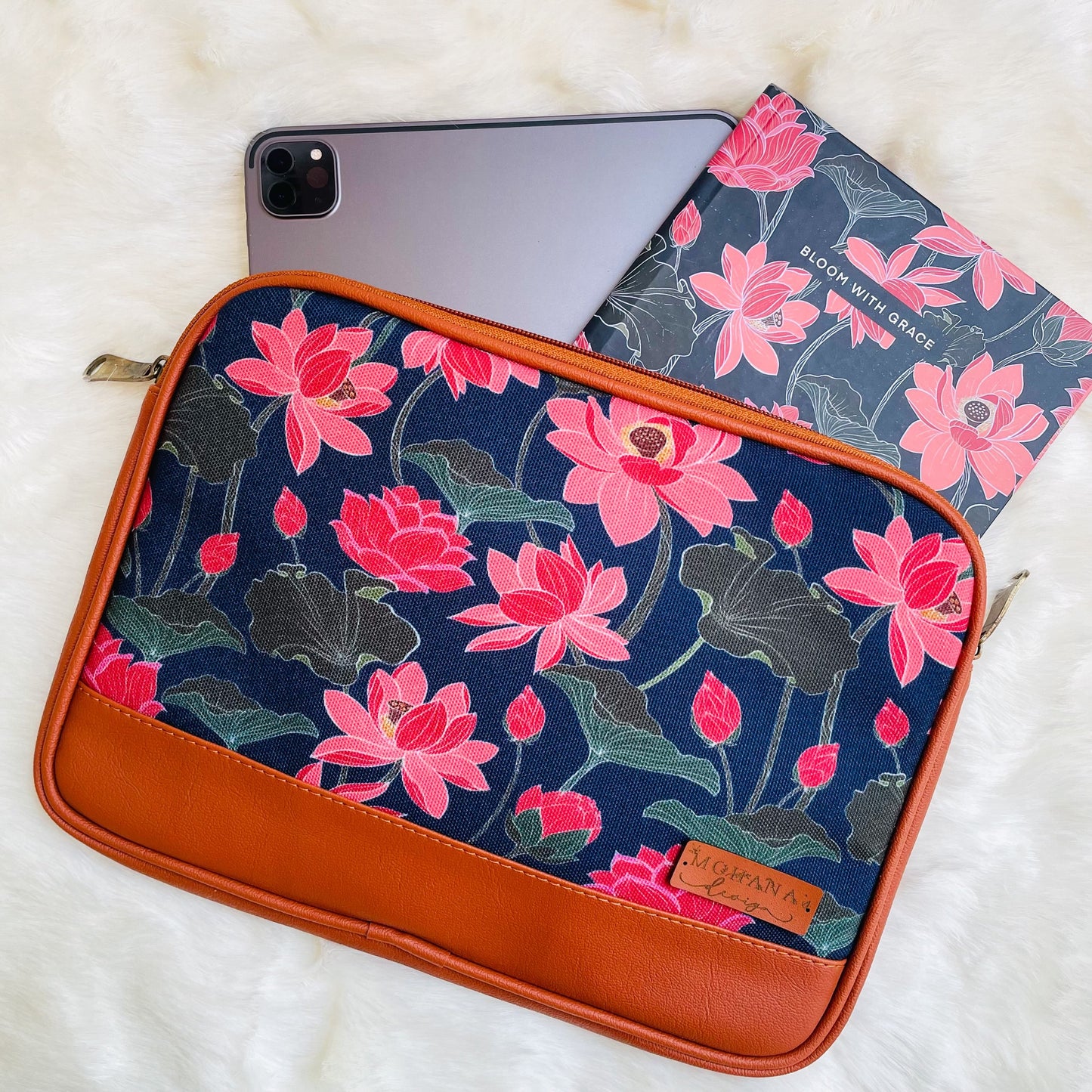 Heavenly Lotus Ipad/Tablet sleeves ~ 11 inch