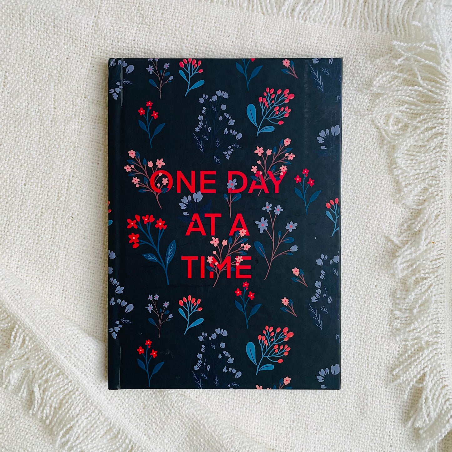 One day at a time ~ Illustrated Hardcover Notebook