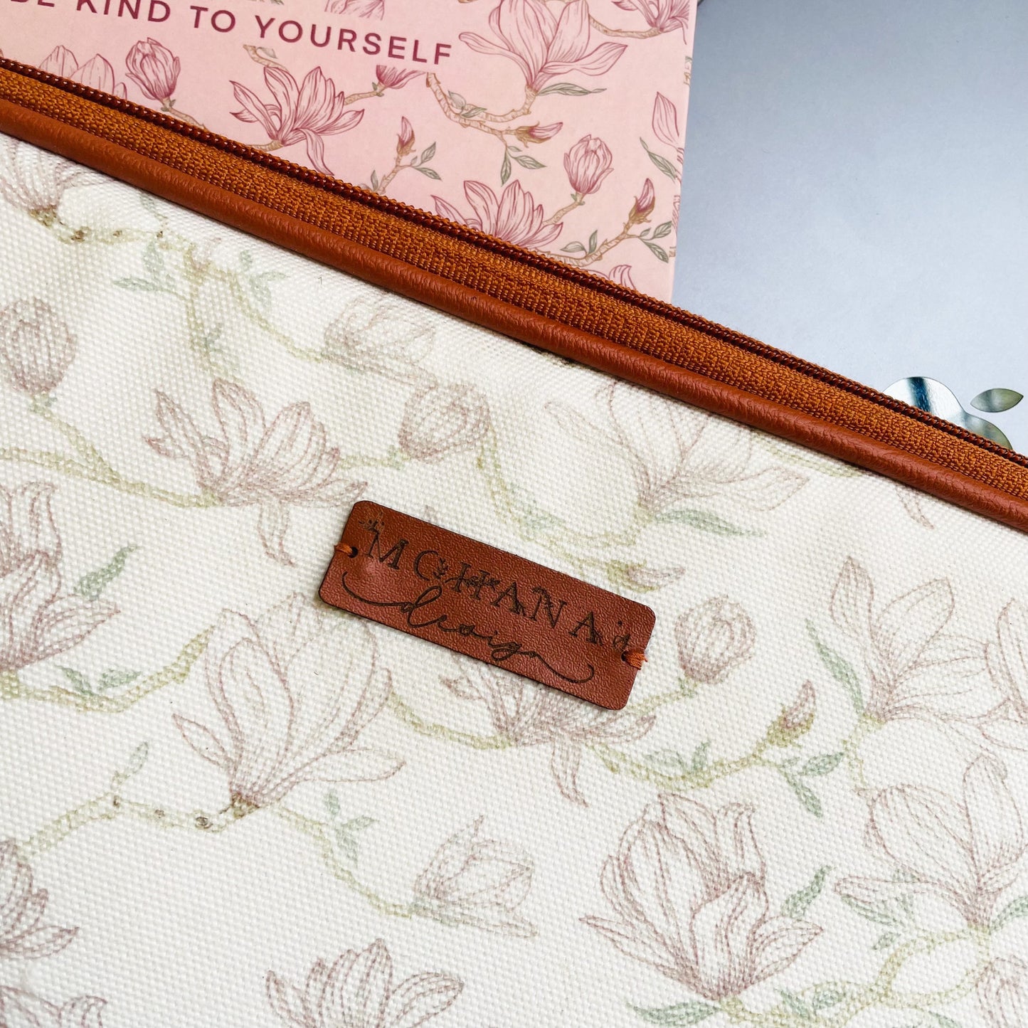 Whimsical Magnolias Ipad/Tablet sleeves ~ 13 inch