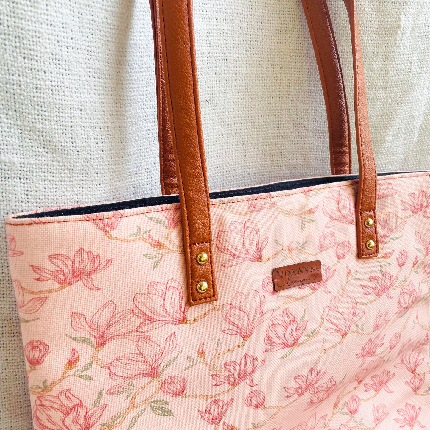 Whimsical Magnolias Totebag