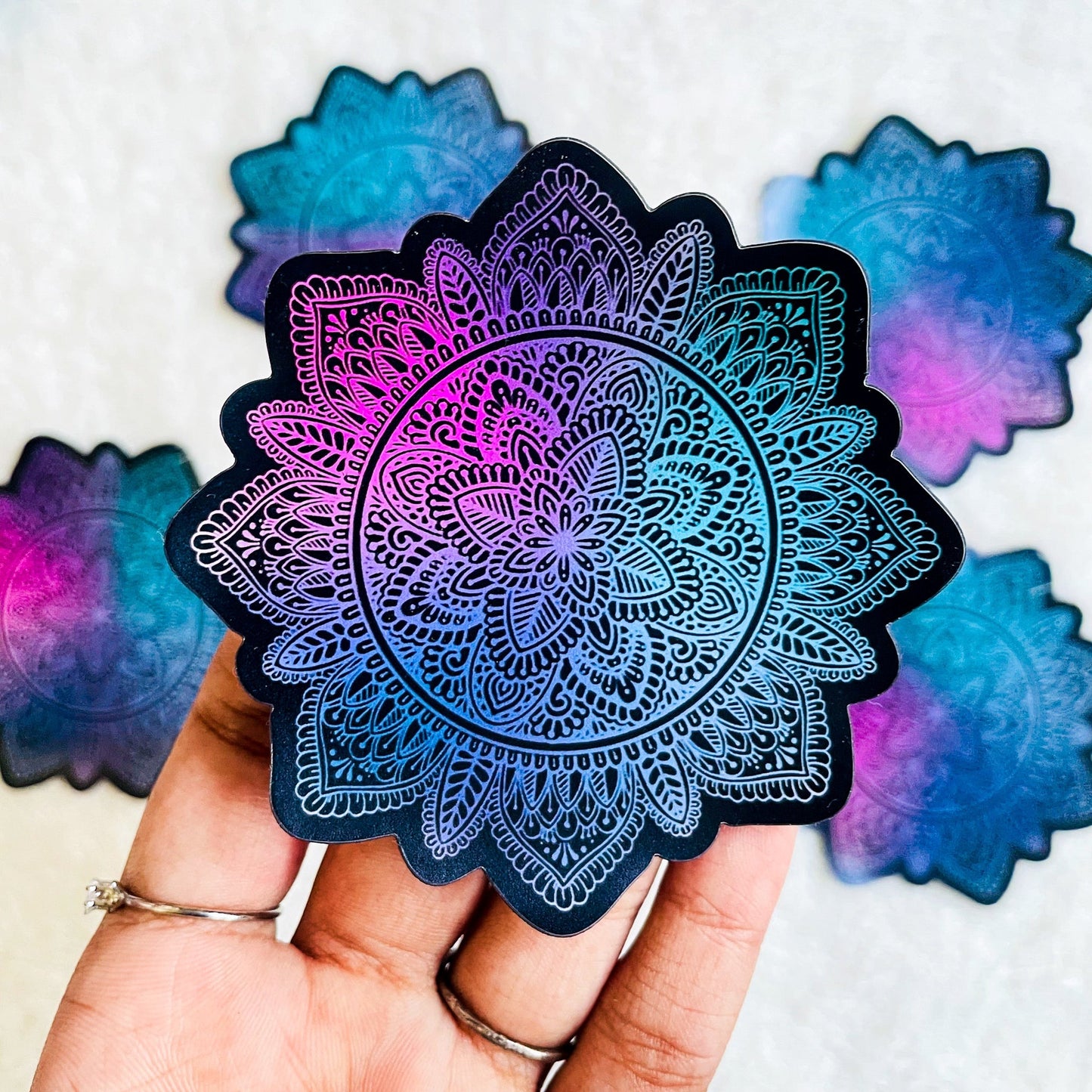 Mandala Fridge Magnets