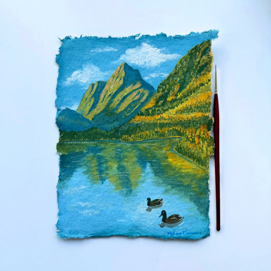 Silver Lake - Original Gouache Painting