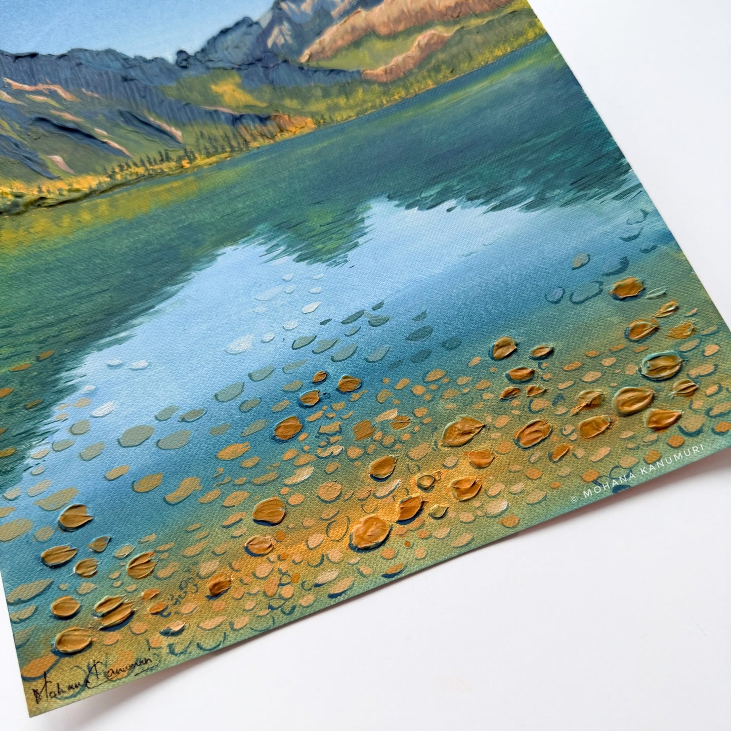 Convict Lake - Original Gouache Painting